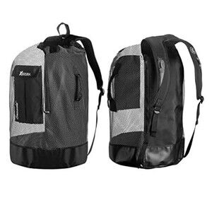 XS Scuba Seaside Deluxe Mesh Bag Black ‎20.5x17.9x4 Welded Seams Durable New